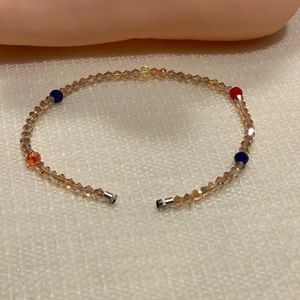 Crystal anklet/bracelet. Handmade